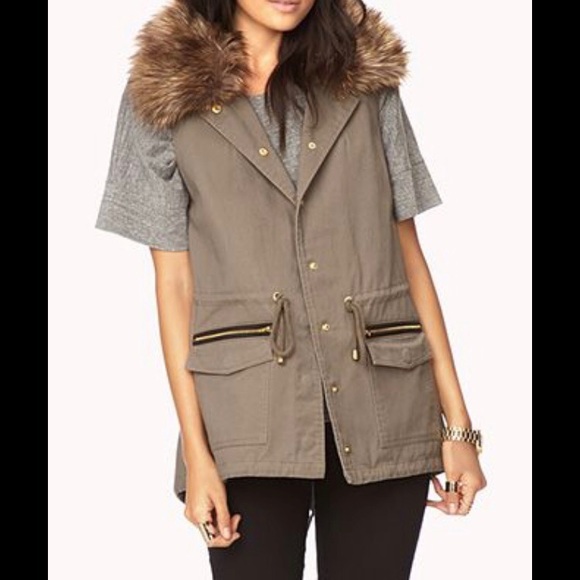 Forever 21 /Love 21 Utility Vest - Picture 1 of 8
